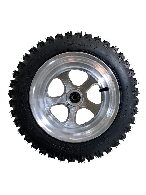 Elektrinio Motorolerio Priekinis Ratas su Off-Road Padanga CP-1.6, CP-3, CP-7 225/40-10