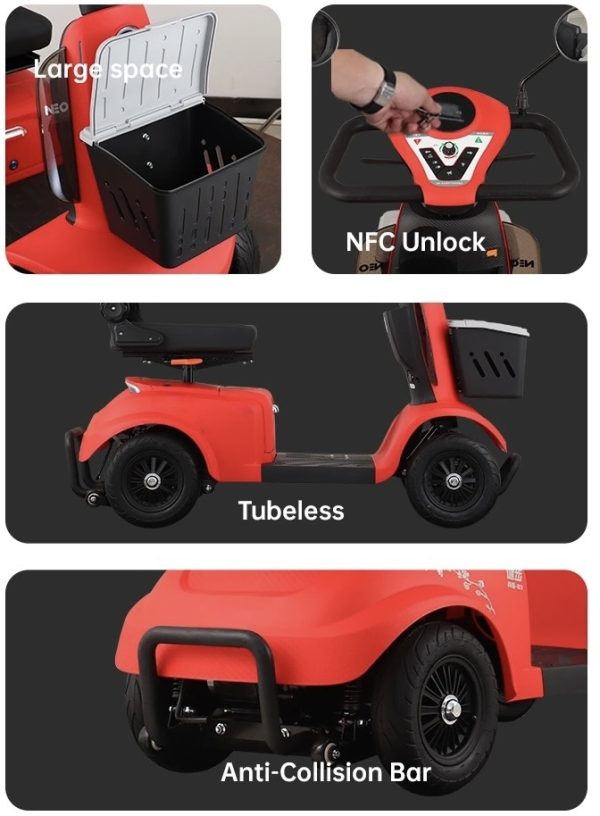 Elektrinis skuteris NEO, 350W, AC