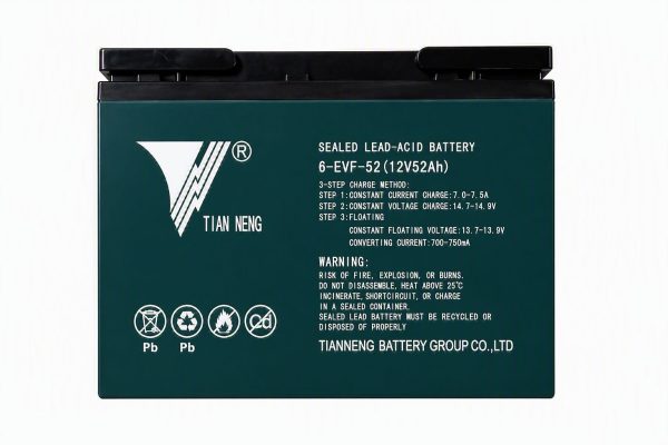 12V 52AH AC baterijos elementas Elektriniam Motoroleriui