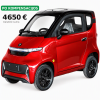 Elektrinis skuteris su kabina Ekomoto J4, Raudona/Juoda, 100Ah Li-lon, MDR